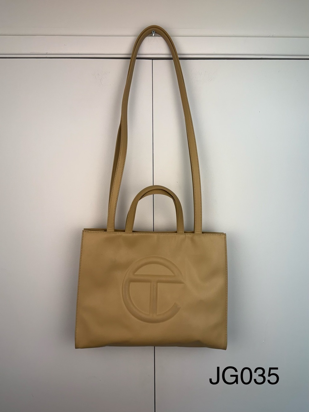 Telfar Medium Shopping Bag Tan Tote Crossbody